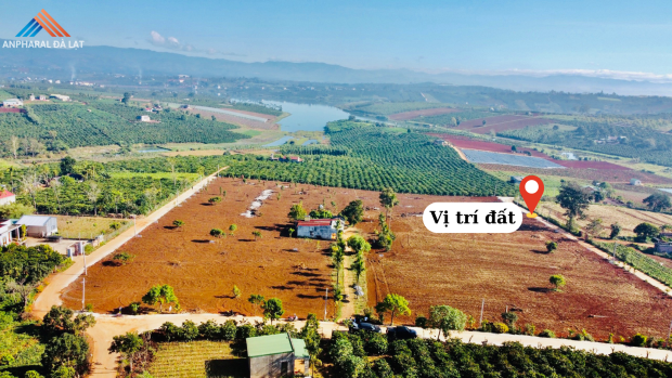 Đất Lâm Đồng giá rẻ, view hồ Phúc Thọ nghỉ dưỡng đầu tư, diện tích 528m2,100m2 thổ cư
