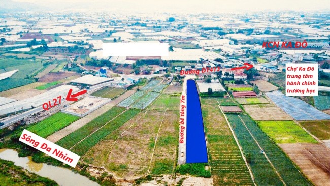 Chỉ từ 439 triệu sở hữu ngay đất thổ cư giá rẻ ven sông Đa Nhim cách KCN Ka Đô huyện Đơn Dương Lâm Đồng chỉ 700m
