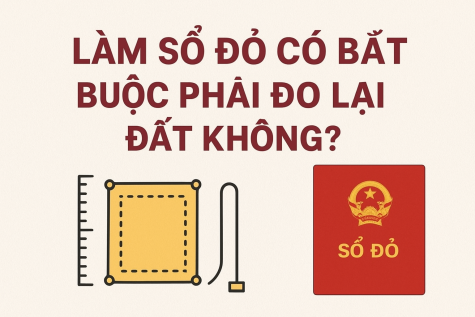 Làm sổ đỏ có bắt buộc phải đo lại đất không?