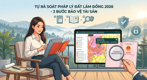 Tự rà soát pháp lý đất Lâm Đồng 2026: 3 bước loại trừ rủi ro "Quy hoạch treo" và "Đất phân lô sai luật"