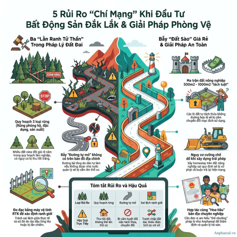 Cảnh Báo 5 Rủi Ro "Chí Mạng" & Giải Pháp Pháp Lý Bất Động Sản Đắk Lắk Cần Biết