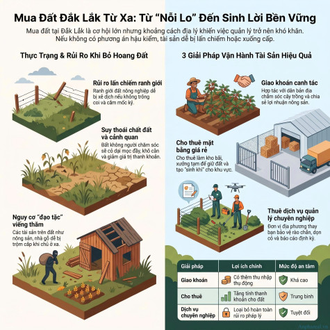 Bài Toán Hậu Kiểm: Quản Lý Tài Sản Từ Xa Cho Nhà Đầu Tư Ngoại Tỉnh Mua Đất Đắk Lắk