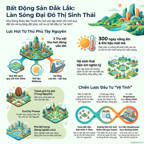 Đắk Lắk Bắt Tay Các Tập Đoàn Lớn: Cuộc Chơi Của Các Đại Đô Thị Sinh Thái Tại Khu Đông Buôn Ma Thuột