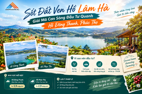 Sốt Đất Ven Hồ Lâm Hà: Giải Mã Cơn Sóng Đầu Tư Quanh Hồ Đông Thanh, Phúc Thọ