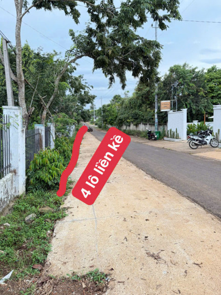 Bán 4 Lô Liền Kề Mặt Tiền Đường Nhựa – Phường Thành Nhất, Buôn Ma Thuột